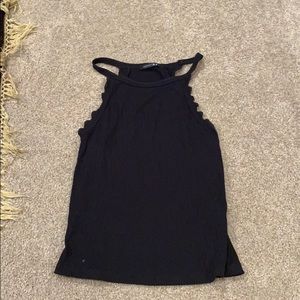 black tank top